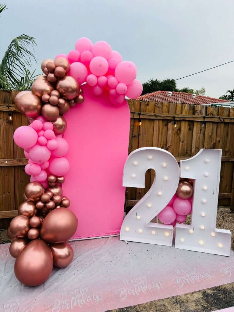 Decoración personalizada para cumpleaños infantil en Miami